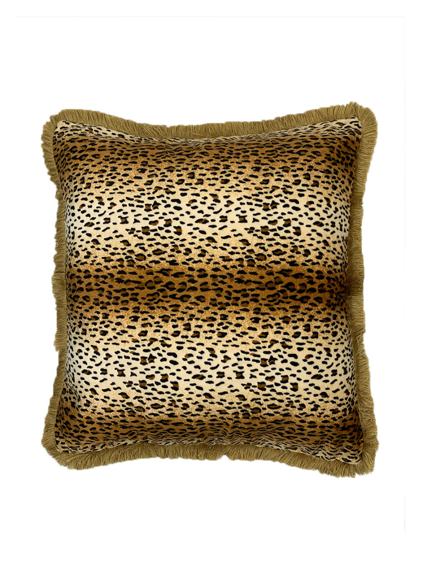 Βελούδινη Διακοσμητική Μαξιλάρα Leopard